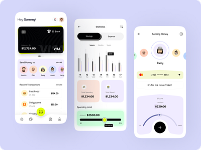 Personal Banking App Concept! banking branding design designer finance illustration logo ui ui ux uidesign uiux webdesign