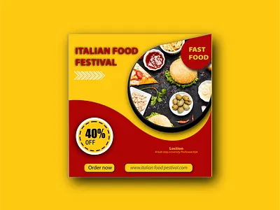 food poster design attractive design branding graphic design