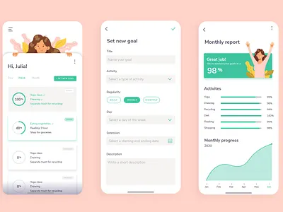 Yoga Way app branding design graphic design logo ui ux