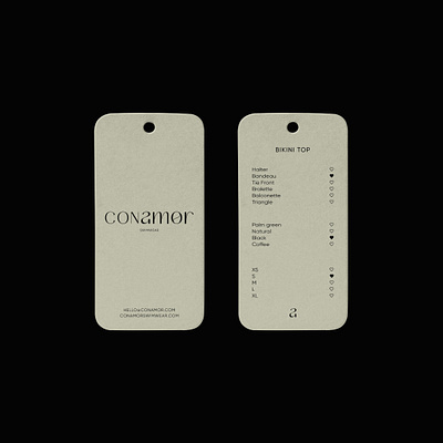 Brand Identity | Con amor brand identity branding design graphic design graphic designer identity logo logo for brand logotype swim brand swimwear