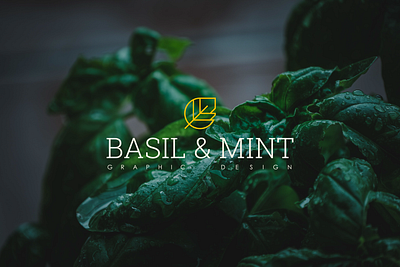 Basil&Mint | Graphic designer logo basil branding design designer graphic design logo logotype minimal minimali mint