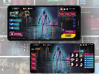 WARDEKA Mobile Shooting Game fps mobile game game mobile game mobile shooting ui