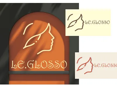 LE.GLOSSO COSMETICS... branding custom logo design graphic design logo luxury minimal modern