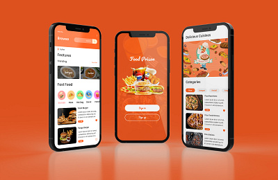 Food Prison UI App Design delivery service dinner app fast food app food food app food app design food delivery app design food delivery ui food mobile app food order food purchase app foodie ios app ios app design lunch app mobile app design mobile ui restaurant app ui ui design