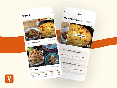 Yumee - foodies social media and online supermarket 2022 trend app design graphic design ui uxui web