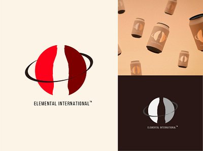 Elemental International-Logo Design 3d app branding design graphic design illustration logo ui ux vector