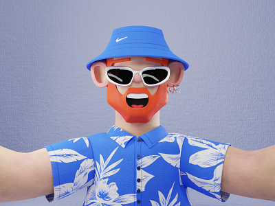 3D Avatar 3d 3d human avatar blender design illustraion illustration illustrator noise profile picture