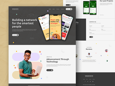 Sadahacks_technologies app development design graphic design it sada sadahacks technologies ui ui designer uiux ux web app web design web development