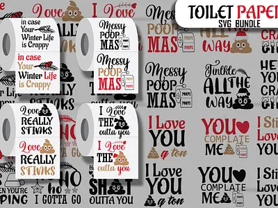 Toilet Paper SVG Bundle winter