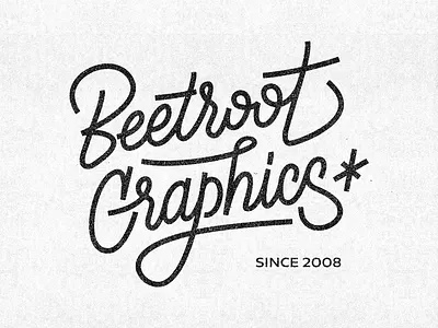 Beetroot Graphics logotype branding handwriting lettering logo logotype typography