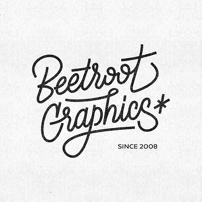 Beetroot Graphics logotype branding handwriting lettering logo logotype typography
