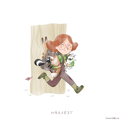 Harvest branding children book illustration design digital illustration illustration illustrations kids art kids illustration logo