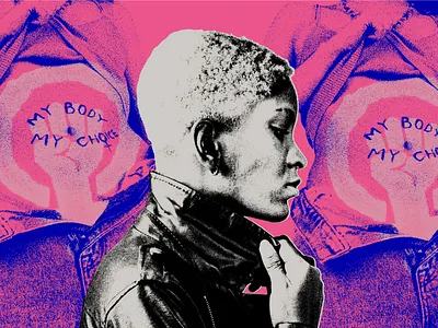 My Body My Choice graphic design illustration prochoice