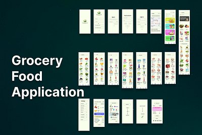 grocery food application app app design applications design figma food ios mobile app ui design ux ui