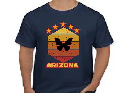 ARIZONA T-SHIRT background remove branding design graphic design graphics t shirt designer illustration logo typography ui vector