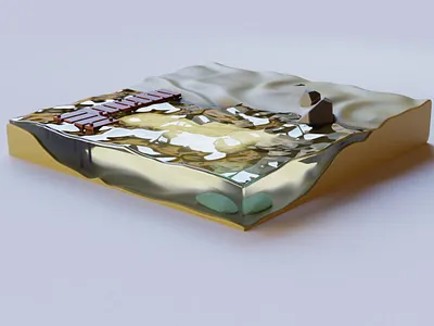 Lake 3d graphic design