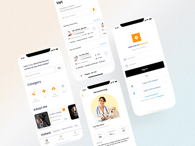 Dogmart app design dog ui ux