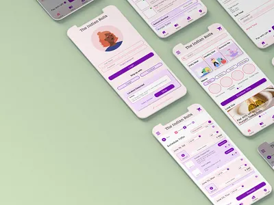 The Indian Rolls | Food Ordering App app design mobile app product product design ui ux design ux research
