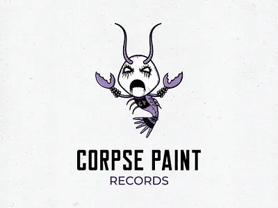 Corpse Paint Records design graphic design illustration logo vector