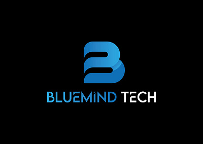 bluemind tech logo 3d animation branding design graphic design illustration logo motion graphics vector