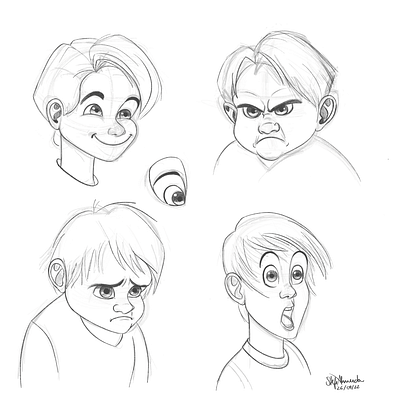 Tim expressions cartoon character design children illustration illustration