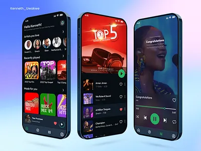 Music Player #DailyUi #Day9 app design figma mobileapp mobileui music player ui uidesign uiux