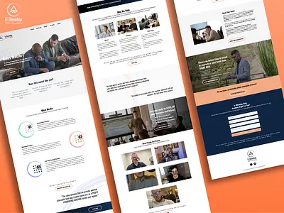 U Develop Sales Academy - Copy. Design. Development. branding design graphic design illustration logo ui ux website