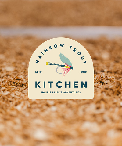 Rainbow Trout Kitchen | Brand Identity brand identity branding design design collateral graphic design illustration