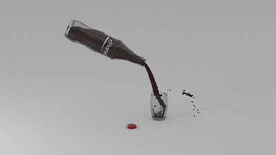 Coca Cola Add 3d 3d animation 3d design 3d modeling 3ds max maya