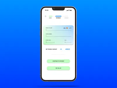 #2 Credit Card checkout app graphic design ui user interface