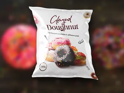 Glaze Doughnut Package design