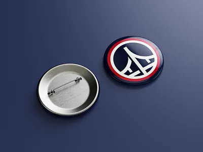 Leader Transition Institute Logo Button airforce america american army brand branding bridge button buttons coast guard logo logo design marines military military logo navy red white blue suspension bridge veteran