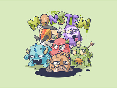Monstew Gank Illustration humor