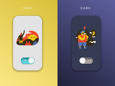 #DailyUI Day 15 - On/Off Switch adobexd app design figma graphic design illustration logo switch toggle ui ux vector