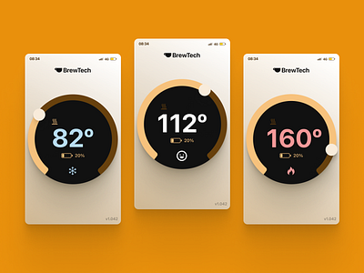 Brewtech concept design figma mobile ui