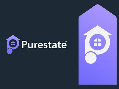 Purestate Logo Design asrafuluix best logo branding clean logo graphic design home home icon logo illustration logo design mobile modern home modern logo print product design purestate real estate real estate logo tech logo technology logo web design
