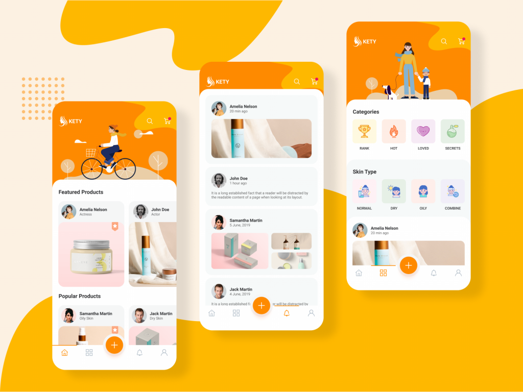 Example of Kety UI kit