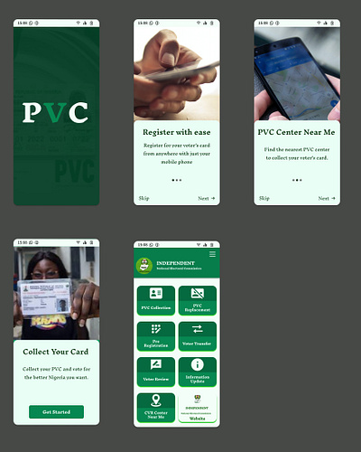 Permanent Voter's card app app design typography ui ui ux ux
