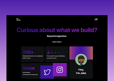 Hero section exploration app branding design graphic design illustration logo typography ui ux vector
