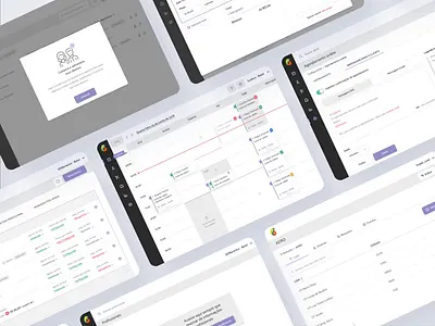 Glowy SaaS - Automated Marketing Genius Scheduling Platform agenda animation beauty branding clean cosmetic dashboard design manager minimal mobile motion saas schedule ui ux web white label