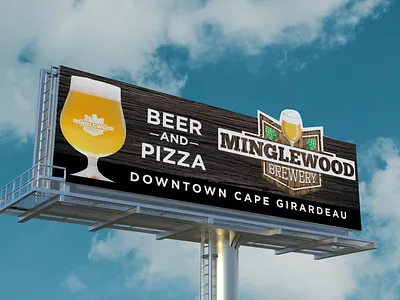 Brewery Billboard Print Design billboard design brewery billboard brewery branding brewery design grand format design graphic design outdoor signage print design sign design