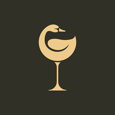 Wine Goose Logo animal bar bird drink drunk duck food food and drink goose logo logoconcept logodesign logoforsale logoidea logoinspiration logoinspire restourant swan wine wineglass