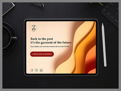 Aneka Zin- fashion brand-landing page branding design graphic design illustration logo typography