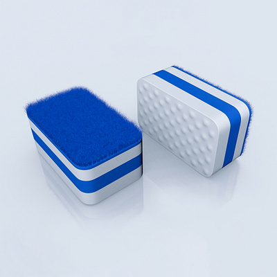 Magic Sponge | C4D 3d 3ddesign 3dmodeling 3dproductdesign 3dsponge c4d cinema4d