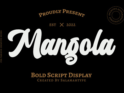 Mangola Script Font