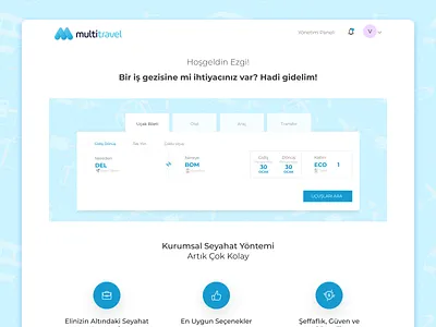 MultiTravel Web Design booking branding business business travel business trip design figma flight holiday reservation ticket tourism travel travel website trip trip planner ui ux vacation website
