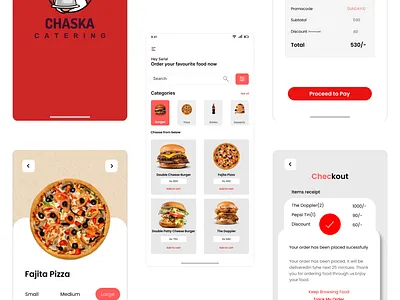 Food Application Design app app ui design food app ui food app ui design inspiration typography ui ui design uiux ux