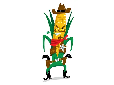 Cob-boy cob cowboy illustration western