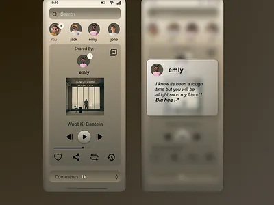 Daily UI Challenge 009 : Music Player app branding dailyui design illustration logo typography ui ux vector