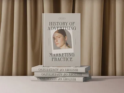 Hard Cover Book Mockups Front View stationery mockups